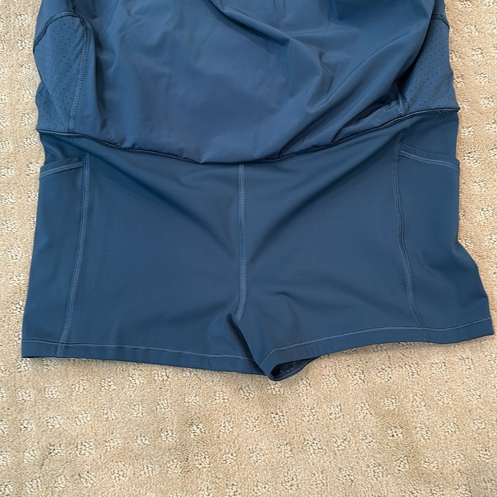 Athleta Run With It Skort, Size M, Green - Picture 2 of 8
